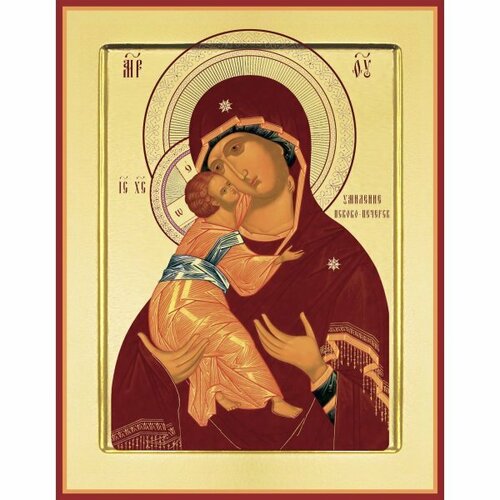 Икона Божья Матерь Умиление, арт PKI-БМ-165 икона божья матерь умиление 24 21 см арт ски 024