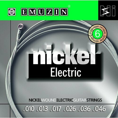 Струны для электрогитары Emuzin Nickel Electric 6N10-46 10-46 hlsae2401delia арфа леверсная 24 струны со звукоснимателем мастерская прохора лапина