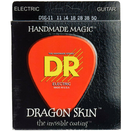 Струны для электрогитары DR Dragon Skin DSE-11 11-50