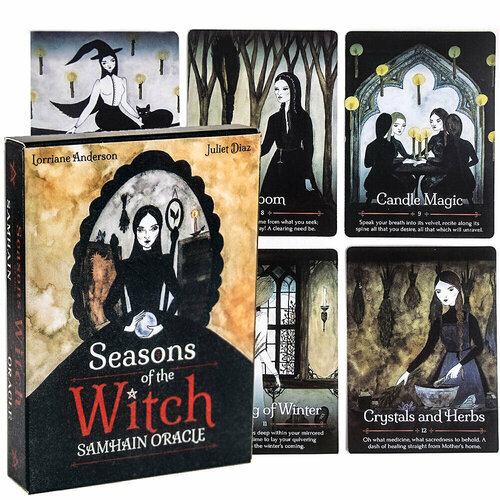 Карты Таро Seasons of the witch tarot Reprint / Таро Сезоны Ведьм TAROMANIA карты таро tarot of haunted house reprint таро дом призраков taromania