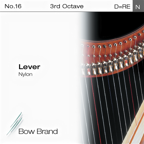 Струна D3 для арфы Bow Brand Lever Artists Nylon LN-16D3