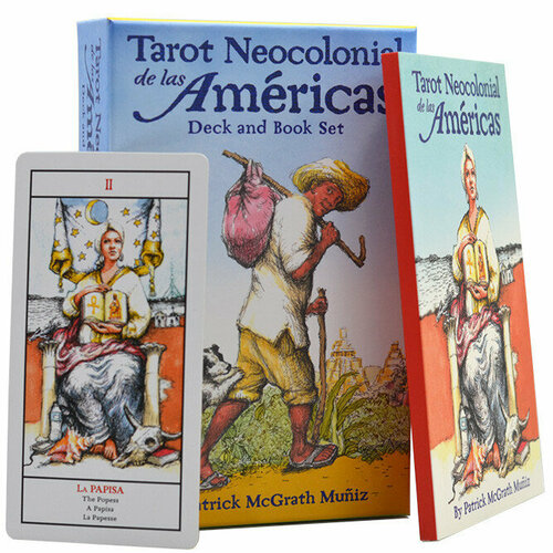 колода карточек таро с надписью на английском языке 78 карточек Карты Неоколониальное Таро Америки / Neocolonial de las Americas Tarot - U.S. Games Systems