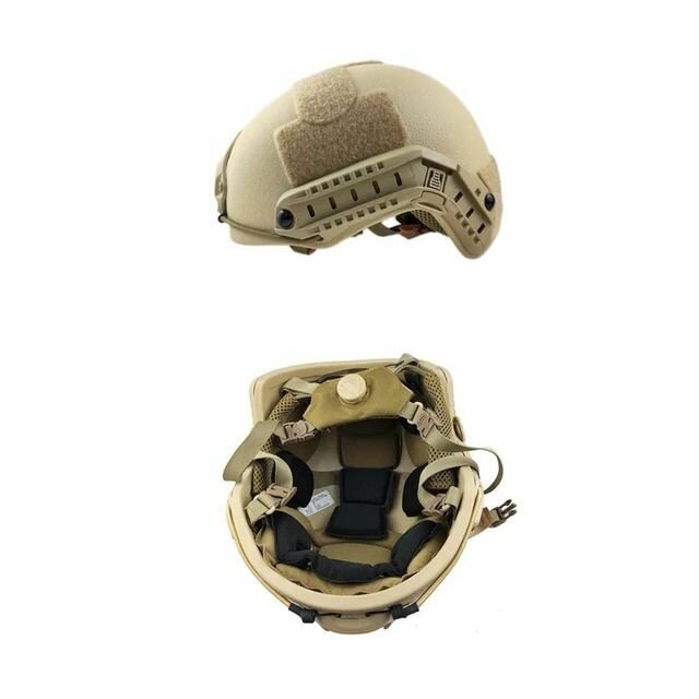 Шлем военный Песочного цвета(для осени/зимы) с уровнем защиты NIJ-IIIA (от пистолетных пуль включая Магнум)