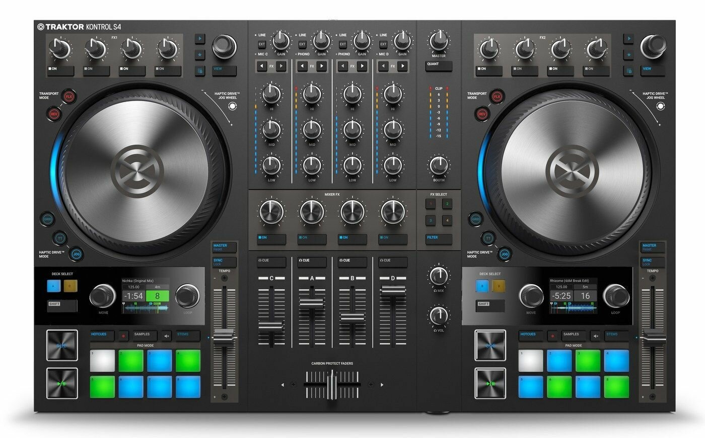 Контроллер для диджеев Native Instruments Traktor Kontrol S4 MK3 Essential 4-channel DJ Controller