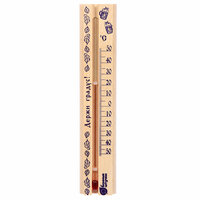 Термометр "Держи градус!" 21x4x1,5 см в предбанник "Банные штучки" дерево/комнатный/настенный/с рисунком
