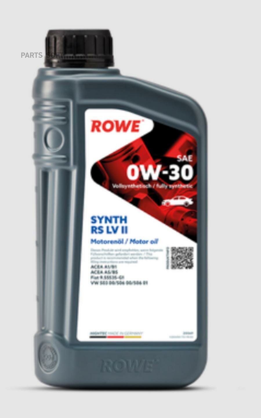 Масло моторное HIGHTEC SYNT RS SAE 0W-30 LV II 1л ROWE / арт. 20069001099 - (1 шт)