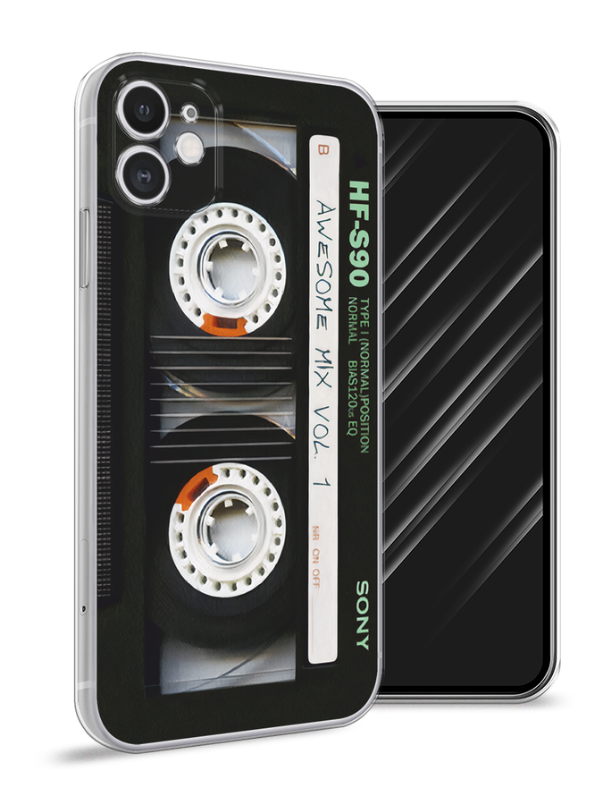 Силиконовый чехол "Кассета" на Apple iPhone 11 / Айфон 11