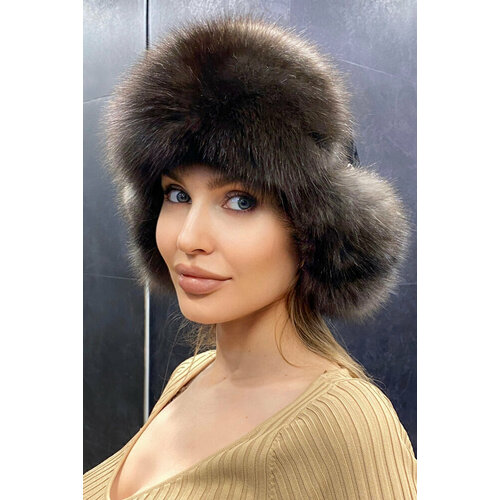 Шапка ушанка NORTHFOX, размер 57-59, коричневый