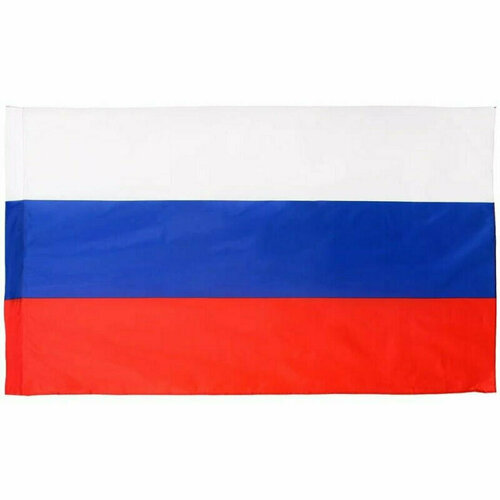 Флаг Российской Федерации 90х145 см без флагштока, 1685342 флаг российской федерации с гербом 90х145 см без флагштока