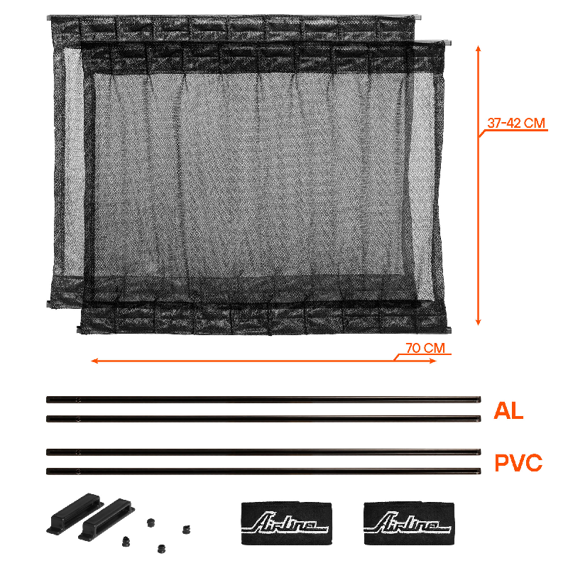 Раздвижные солнцезащитные шторки Airline - фото №9