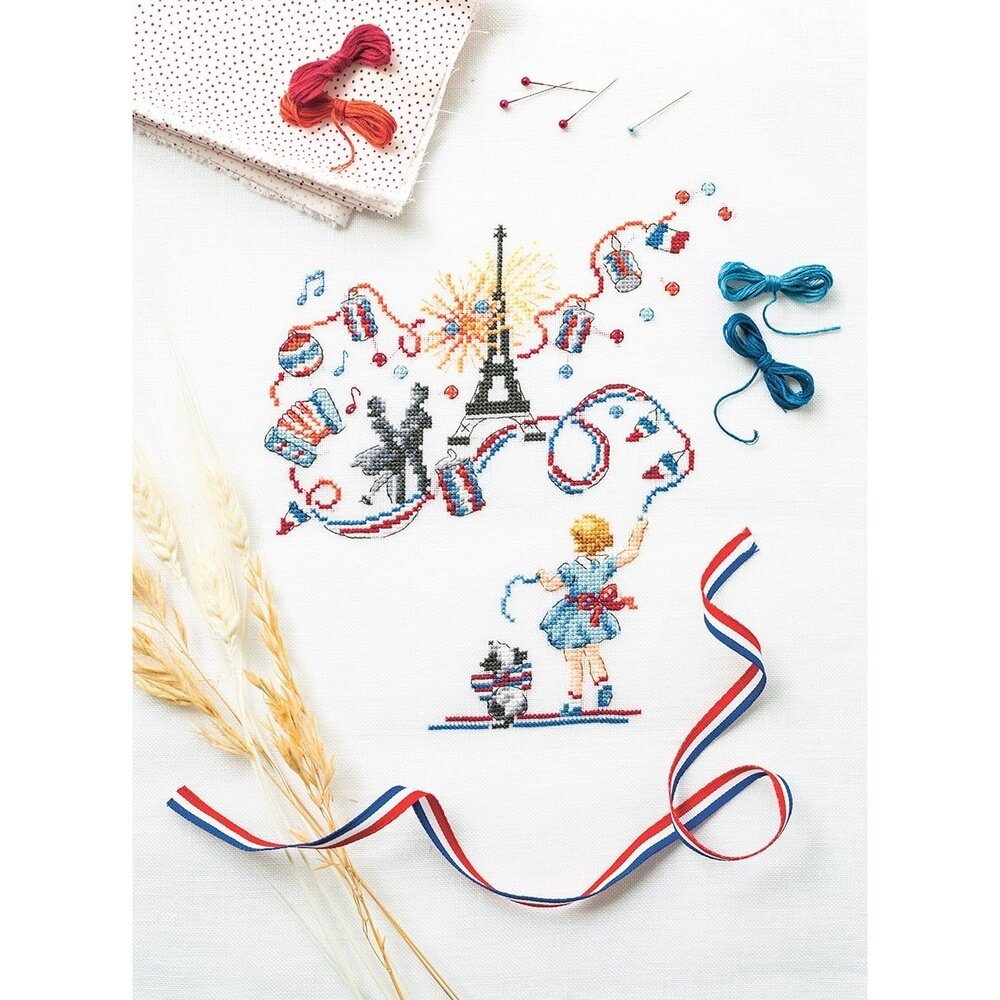Французская вышивка крестом Праздники и традиции Франции 20 удивительных дизайнов Вероник Ажинер - фото №16