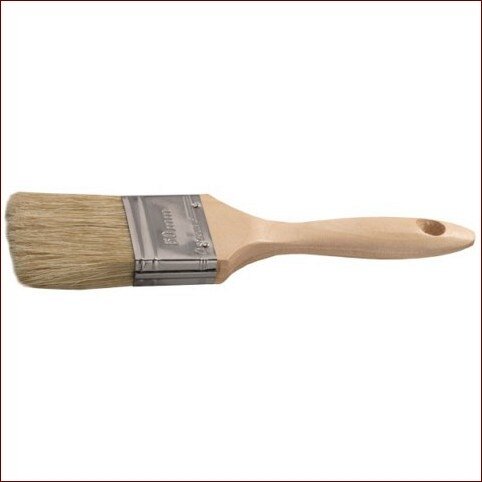 Кисть плоская Stayer UNIVERSAL-LUX натуральная щетина деревянная ручка 75мм 01053-075 - фото №5