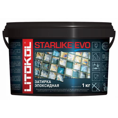 Затирка эпоксидная Litokol STARLIKE EVO S.200 AVORIO (1 кг)