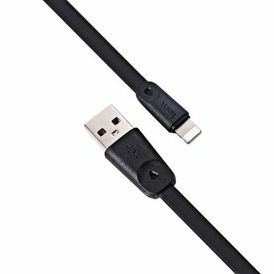 Дата-кабель USB 2.4A для Lightning 8-pin Hoco X9 TPE 1м Black