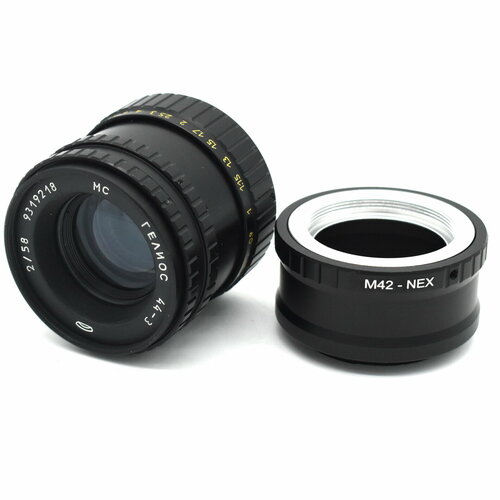 Советский портретный объектив Гелиос 44-3 МС 258 БелОМО для камер Sony E 679000₽