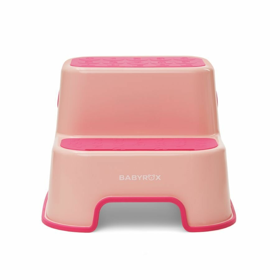 Стульчик-подставка двухступенчатый BABYROX, цвет: розовый - фотография № 2