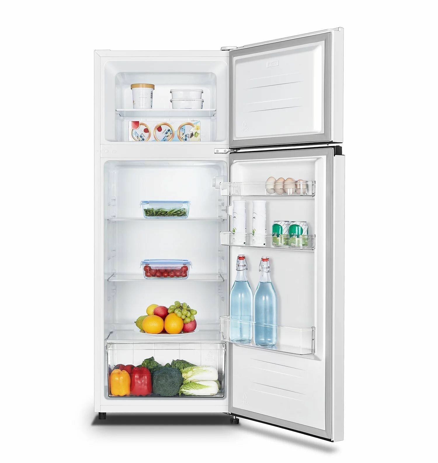 Холодильник LEX RFS 201 DF WH, двухкамерный, белый - фото №7