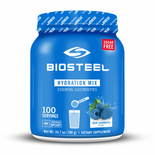 фото Изотоник biosteel hydration mix малина-голубика, 700 г
