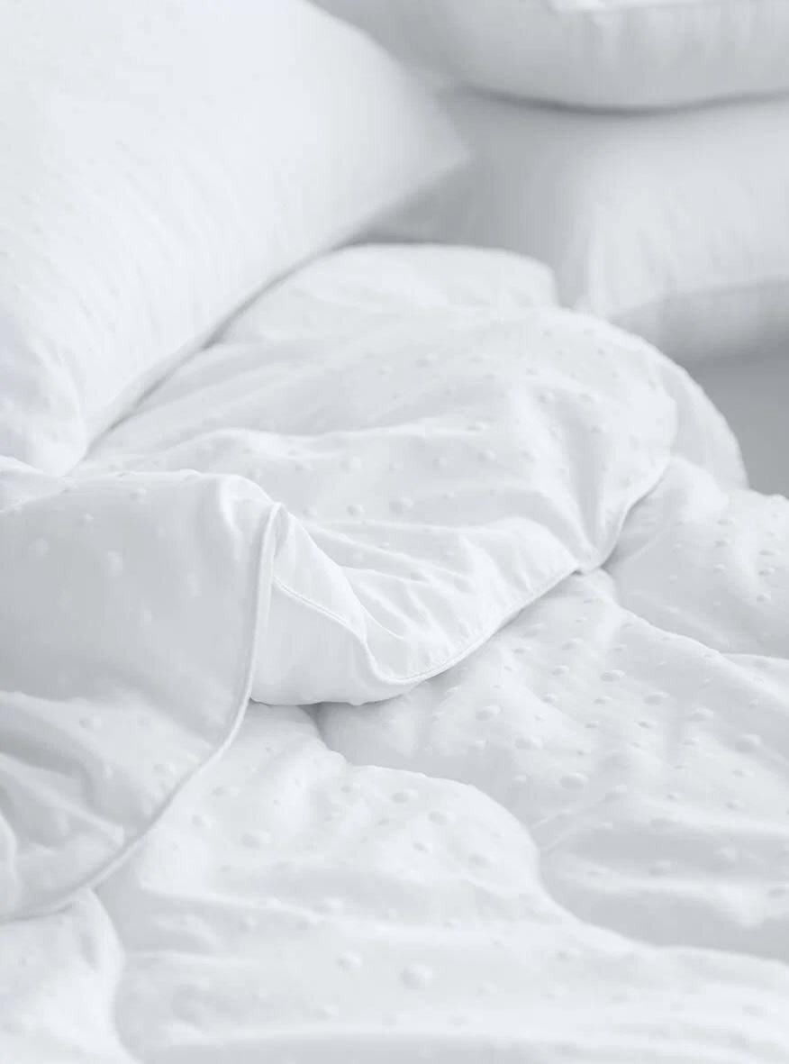 Одеяло Мостекс "Bubble", 200х220см, евро, белый, 300г/м², всесезонное Бабл