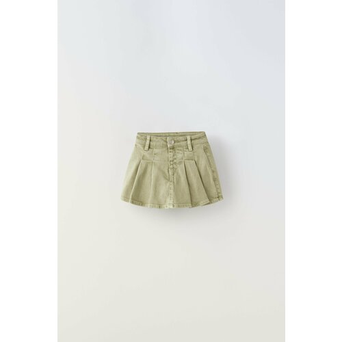 Шорты  Zara для девочек, размер 18-24 месяцев (92 cm), хаки