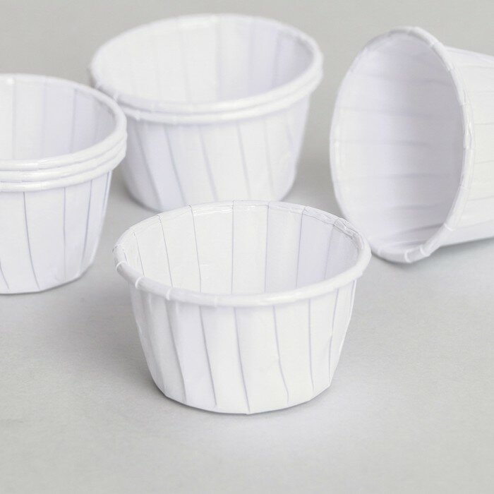 фото Форма для выпечки "Маффин", белый, 3,8 х 3 см, набор 100 шт 9918650