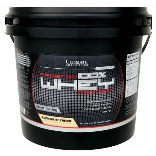 фото Протеин ultimate nutrition prostar whey (4.54 кг), печенье с кремом