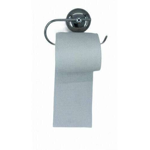 Держатель для туалетной бумаги металлич. хромирован. без крышки, 1270629