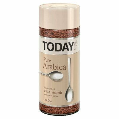 Кофе растворимый Today Pure Arabica сублимированный 95 г