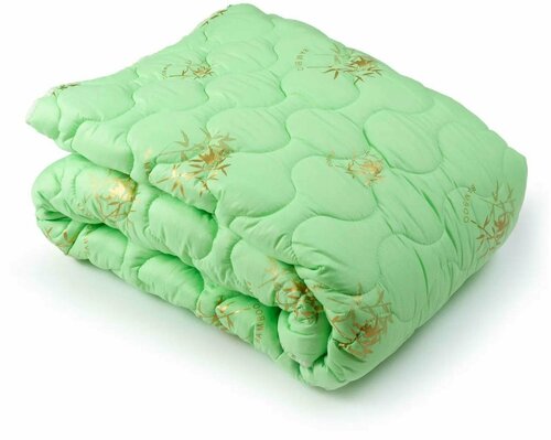 Одеяло 1.5 спальное Мостекс 150х210 см Бамбук (зеленый) Зимнее