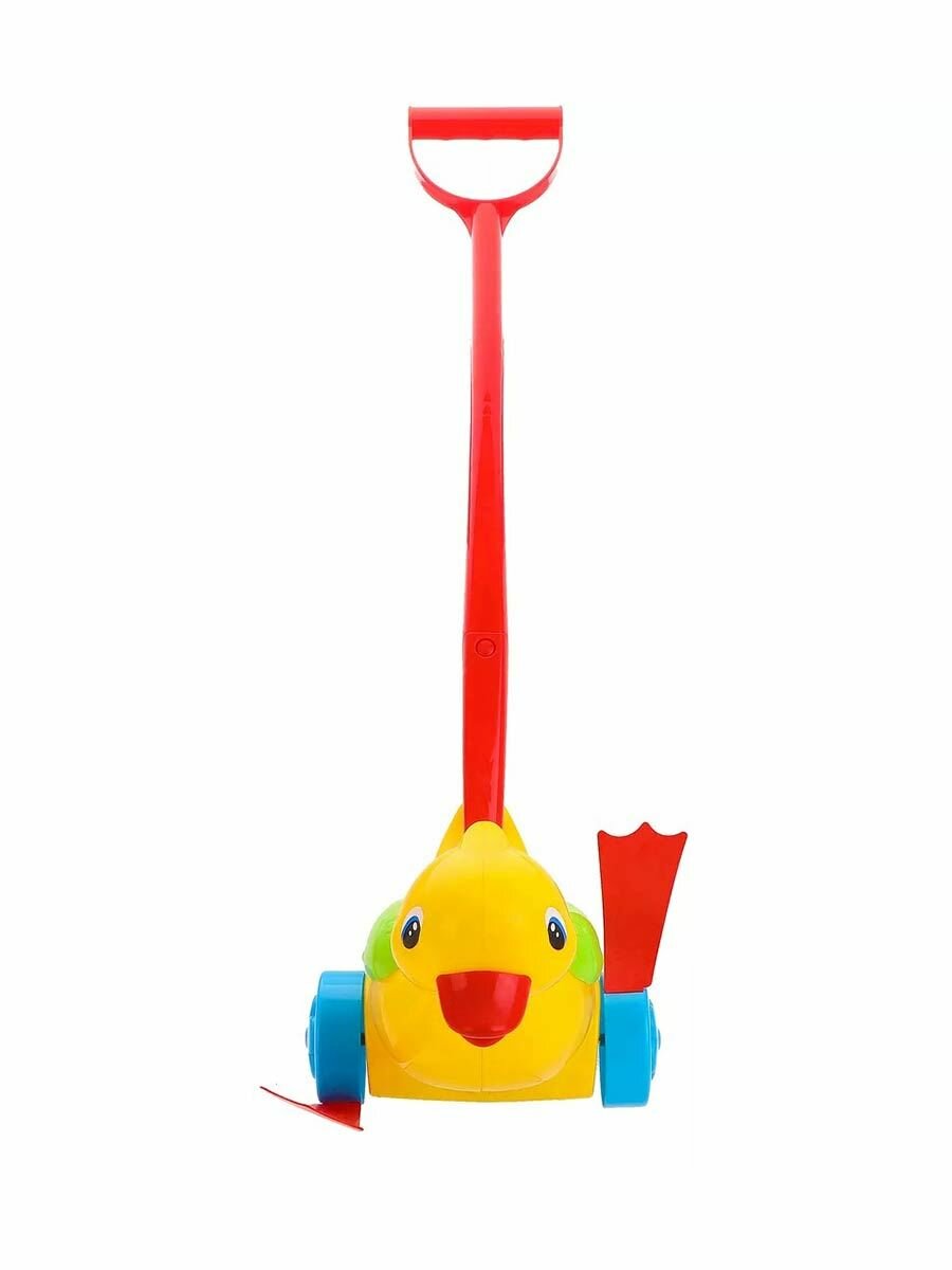 Каталка Уточка на палке Stellar 01357 — фото 1