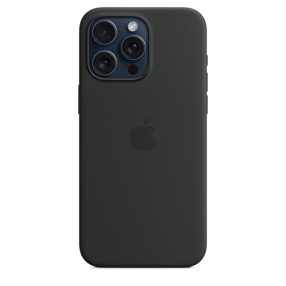 Чехол 15 Pro Max Silicone Case Black