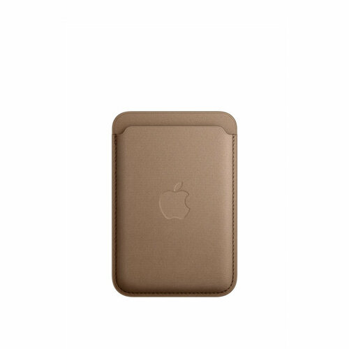 Кардхолдер Apple iPhone FineWoven Wallet with MagSafe Taupe (MT243) накладка finewoven для iphone 15 pro max с magsafe серо коричневый