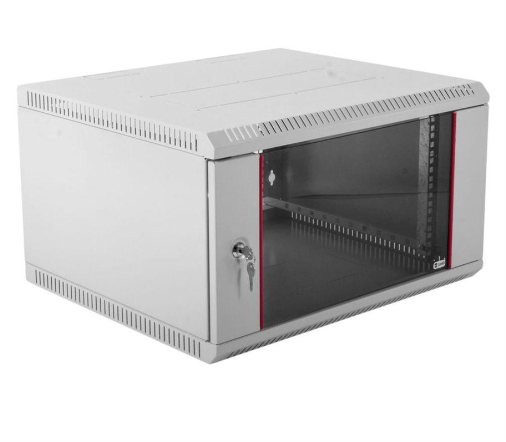 шкаф ЦМО, настенный, разборный, 19", 9U, 600х350мм, дверь стекло - фото №14