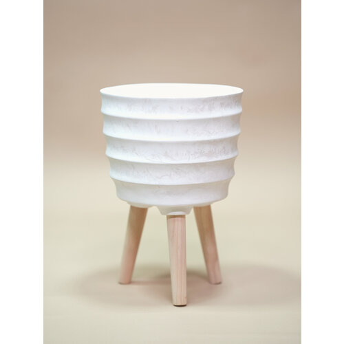 Кашпо из цемента, 30х30х14 + 16 см