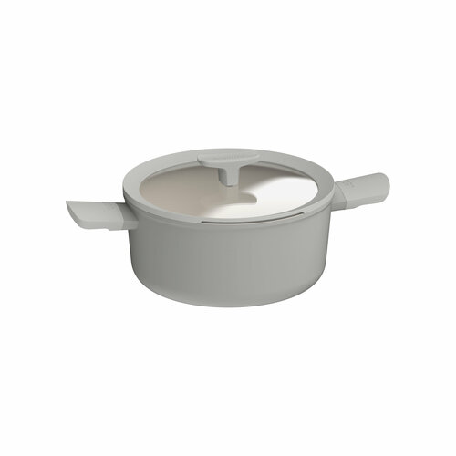 фото Кастрюля с крышкой 24см 4,4л серии berghoff leo balance moonmist (высота стенок 11,5см)