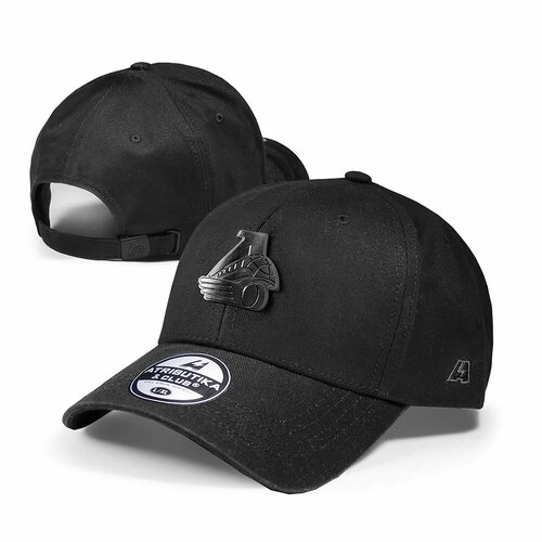 фото Бейсболка atributika & club, размер 55-58, черный