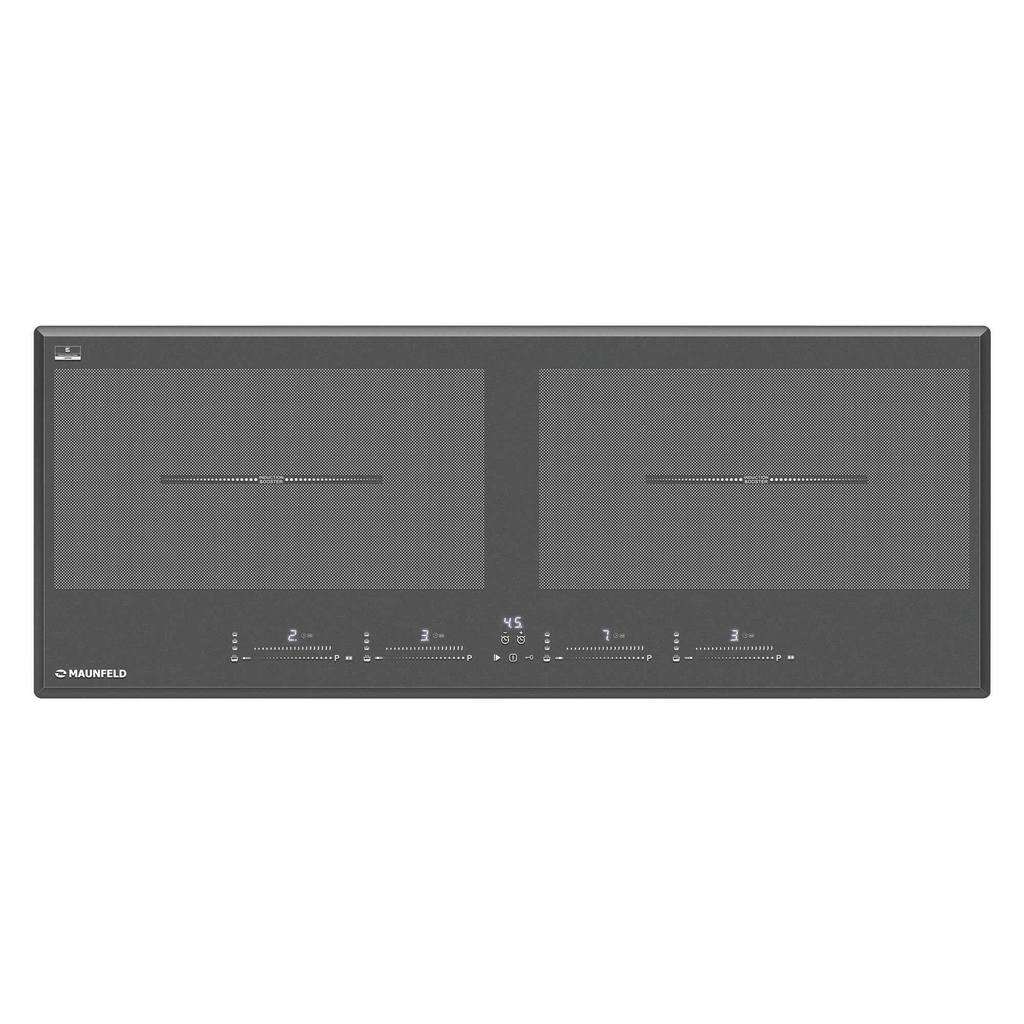 Индукционная варочная панель с двумя Flex Zone и Booster MAUNFELD CVI904SFLDGR