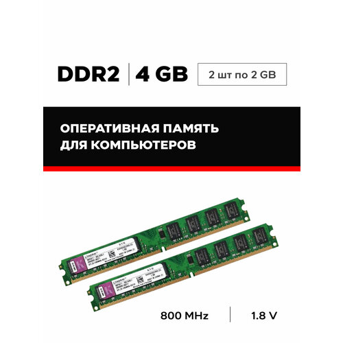 DDR2 2GB Оперативная память KINGSTON 160000₽