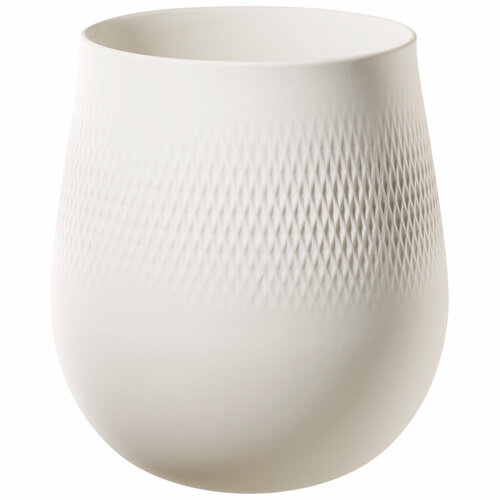 фото Manufacture collier blanc ваза белая большая 22.5 см villeroy & boch