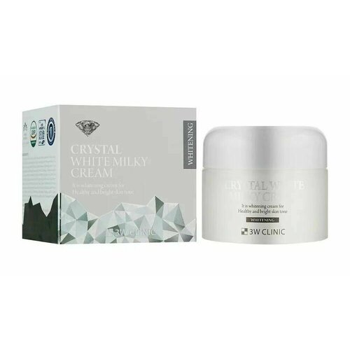 3W Clinic Крем для лица CRYSTAL MILKY CREAM 50г