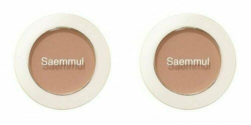 The Saem Тени для век матовые Saemmul Single Shadow Bе 01, 2 гр, 2 шт.