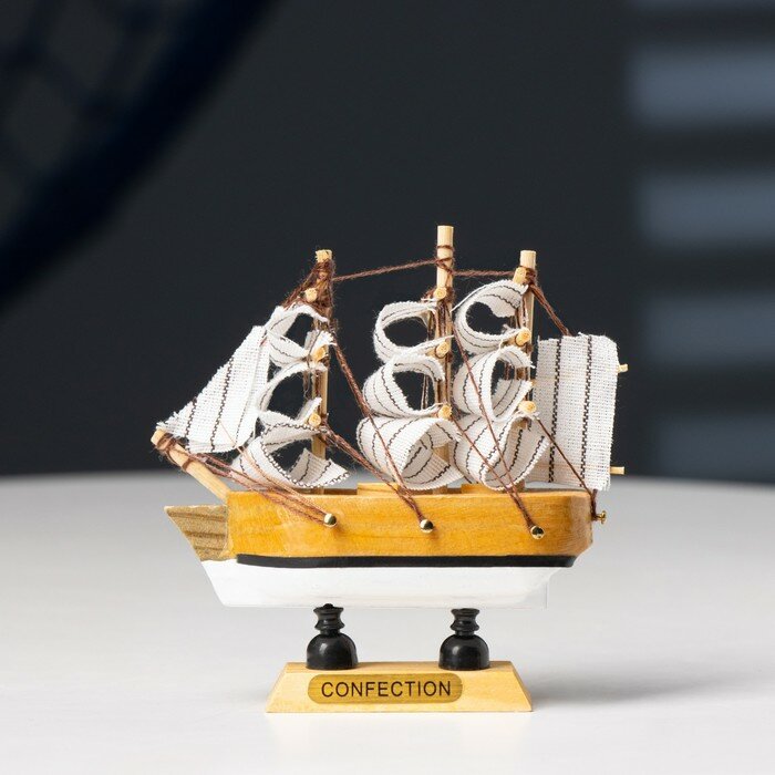 Корабль сувенирный малый «Аризона», микс, 3×10×10 см - фотография № 16