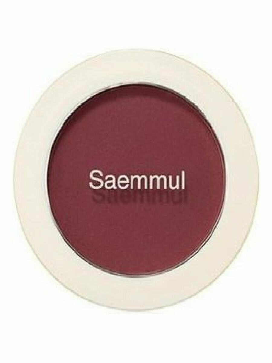 Румяна The Saem Saemmul Single Blusher RD02 Dry Rose 5гр - фото №2