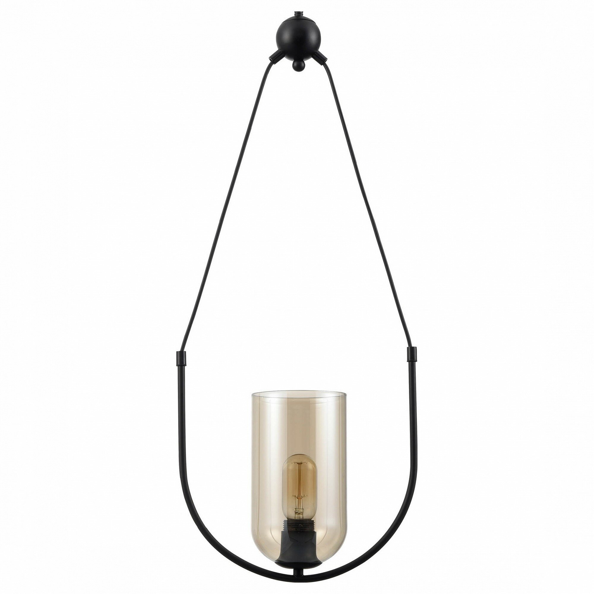 Светильник подвесной Vele Luce Fiamma VL5812P01, E27, 60Вт, кол-во ламп:1шт, Черный - фото №4