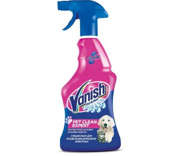 Пятновыводитель Vanish Oxi Action Pet Clean Expert для ковров и обивки мебели 750 мл