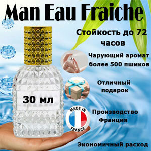 Масляные духи Man Eau Fraiche, мужской аромат, 30 мл.