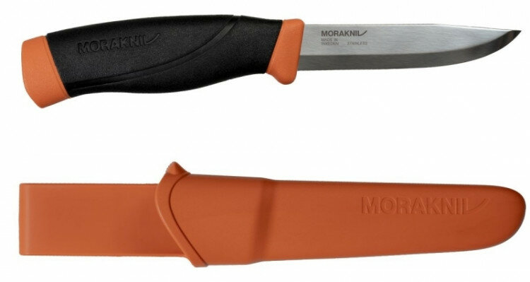 Нож Morakniv Companion черный/оранжевый (14073) - фото №10