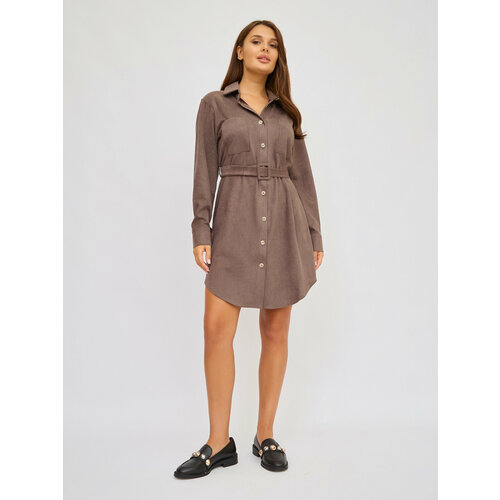 фото Платье olya stoforandova, размер 44, коричневый