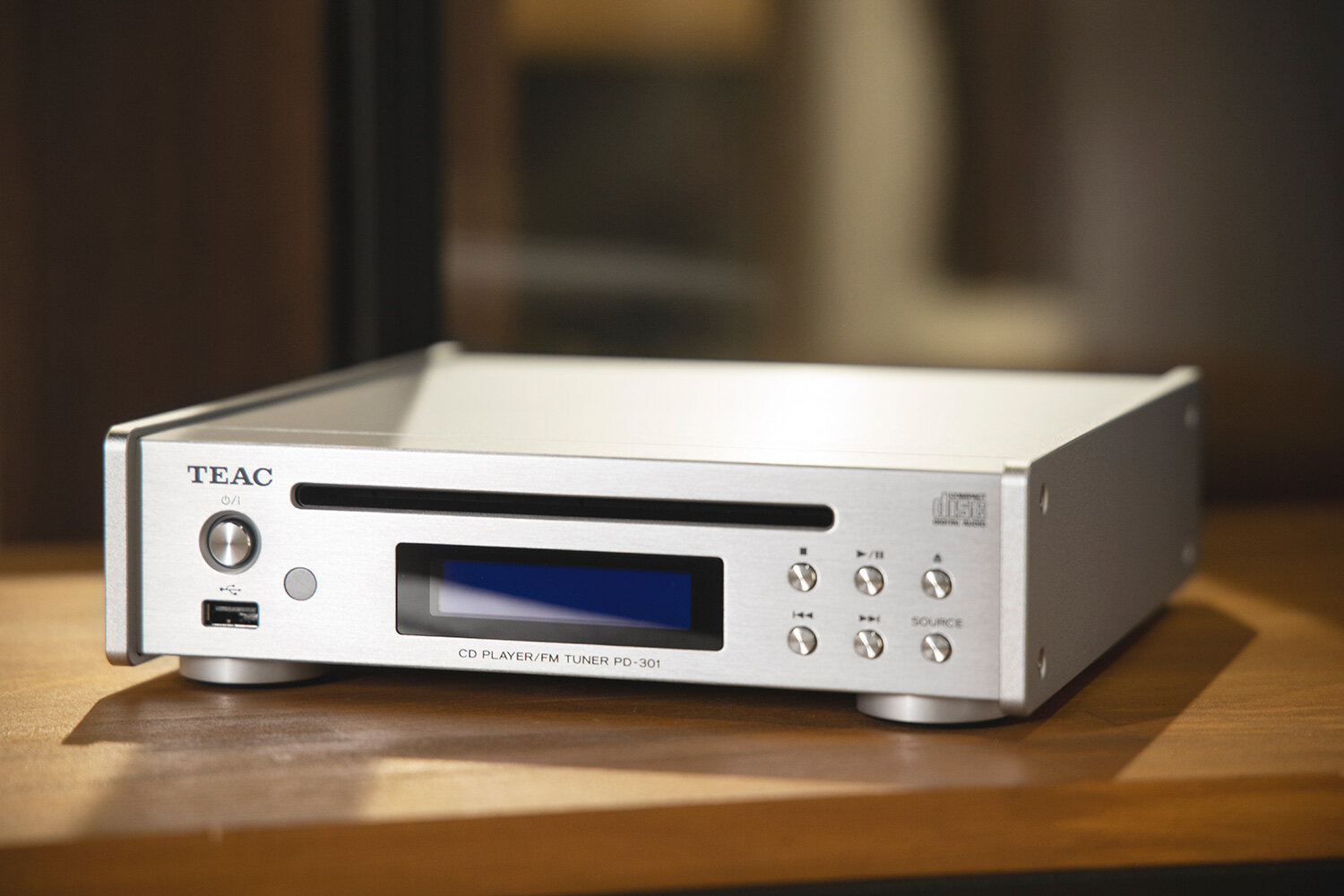 TEAC PD-301-X silver cd проигрыватель и fm тюнер