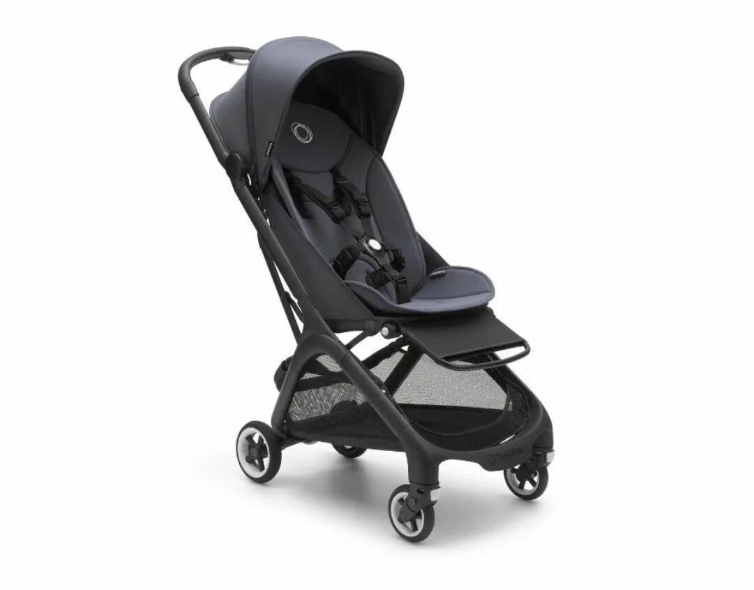 Коляска прогулочная Bugaboo Butterfly Complete Black-Stormy Blue